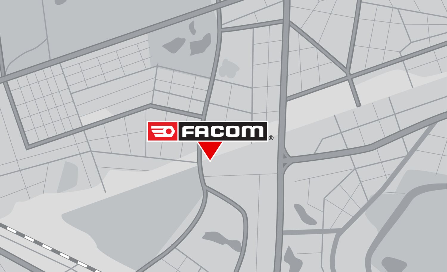 Generic map identifying FACOM store location